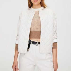 Aritzia Wilfred Free Quilted Jacket - Tan